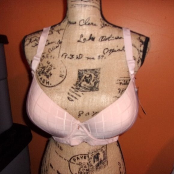 Youmita Nude Jacquard Print 40DD Bra/2X Hipster Set NWT - Picture 3 of 14